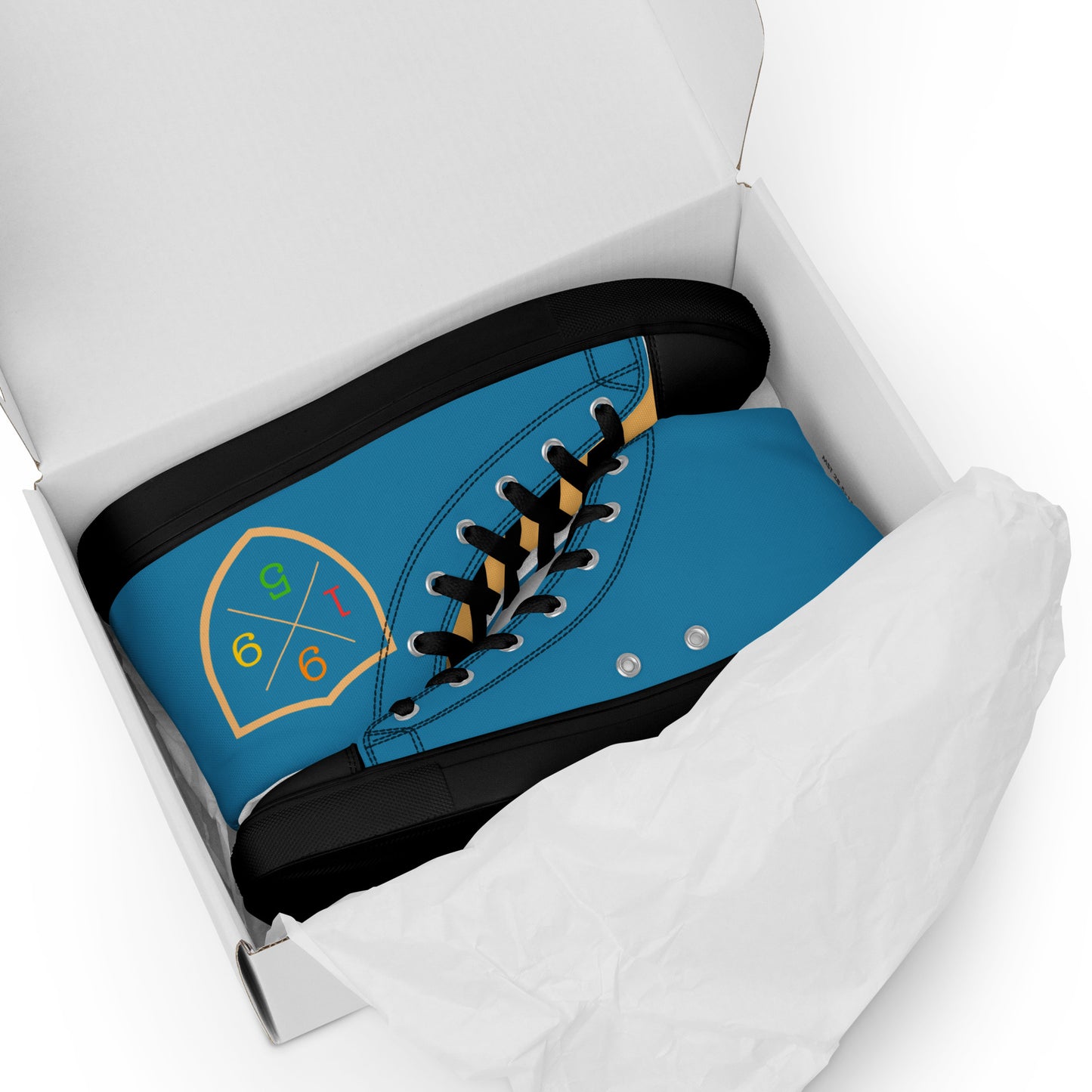HOMAIX Baskets hautes en toile homme personnalisée