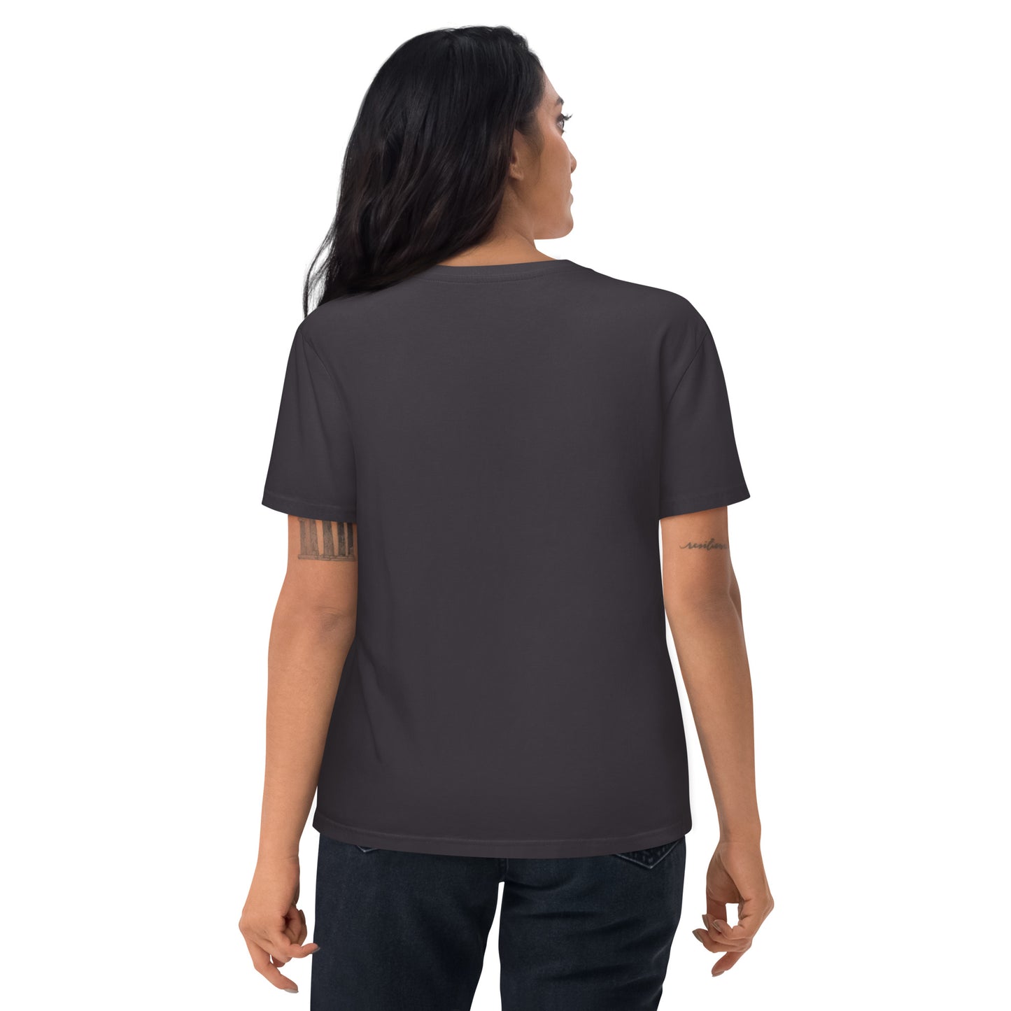 HOMAIX T-shirt unisexe en coton biologique avec design géométrique abstrait