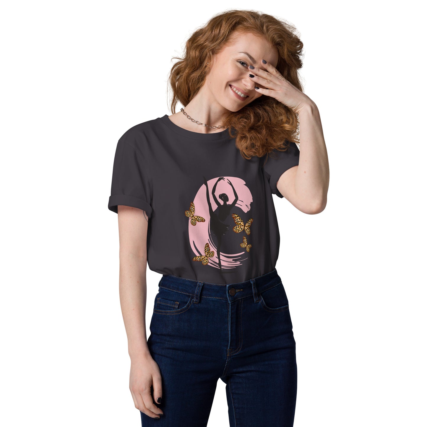 HOMAIX T-shirt en coton biologique papillons dansants
