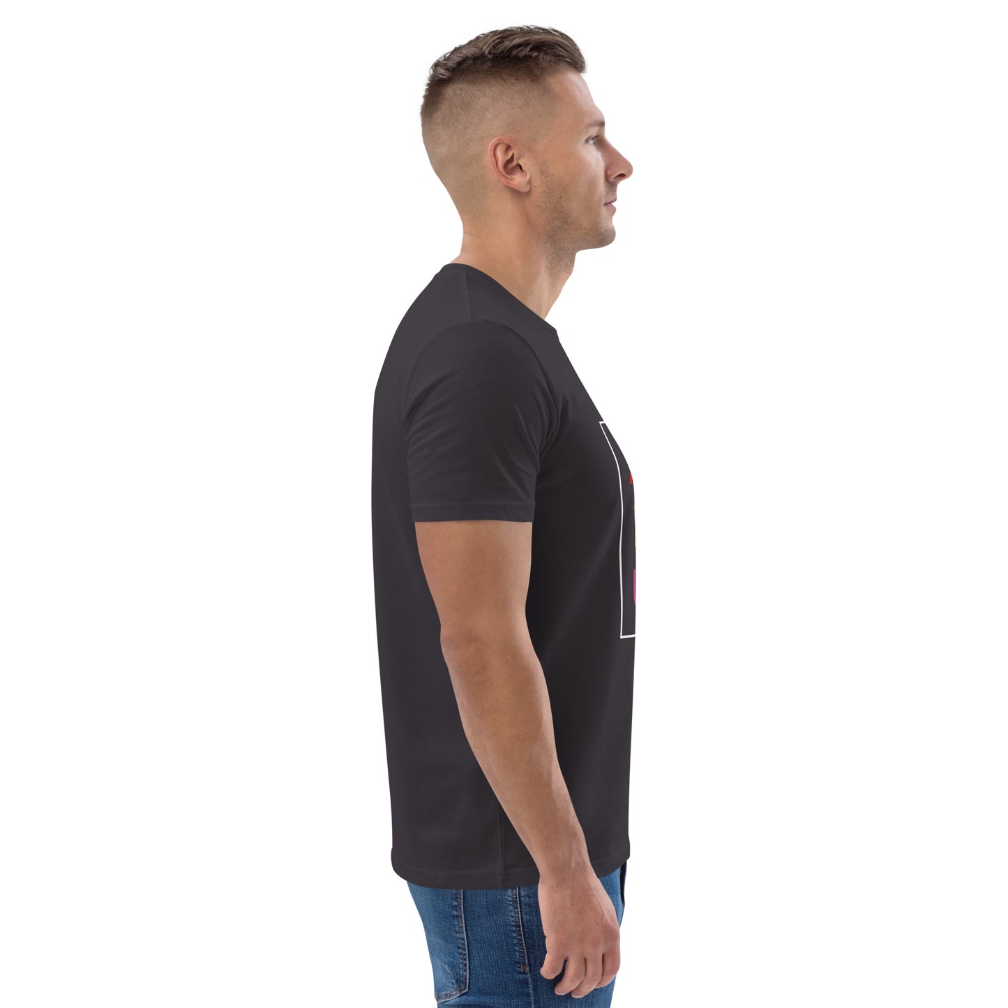 HOMAIX T-shirt unisexe en coton biologique avec motif "ADVENTURE"