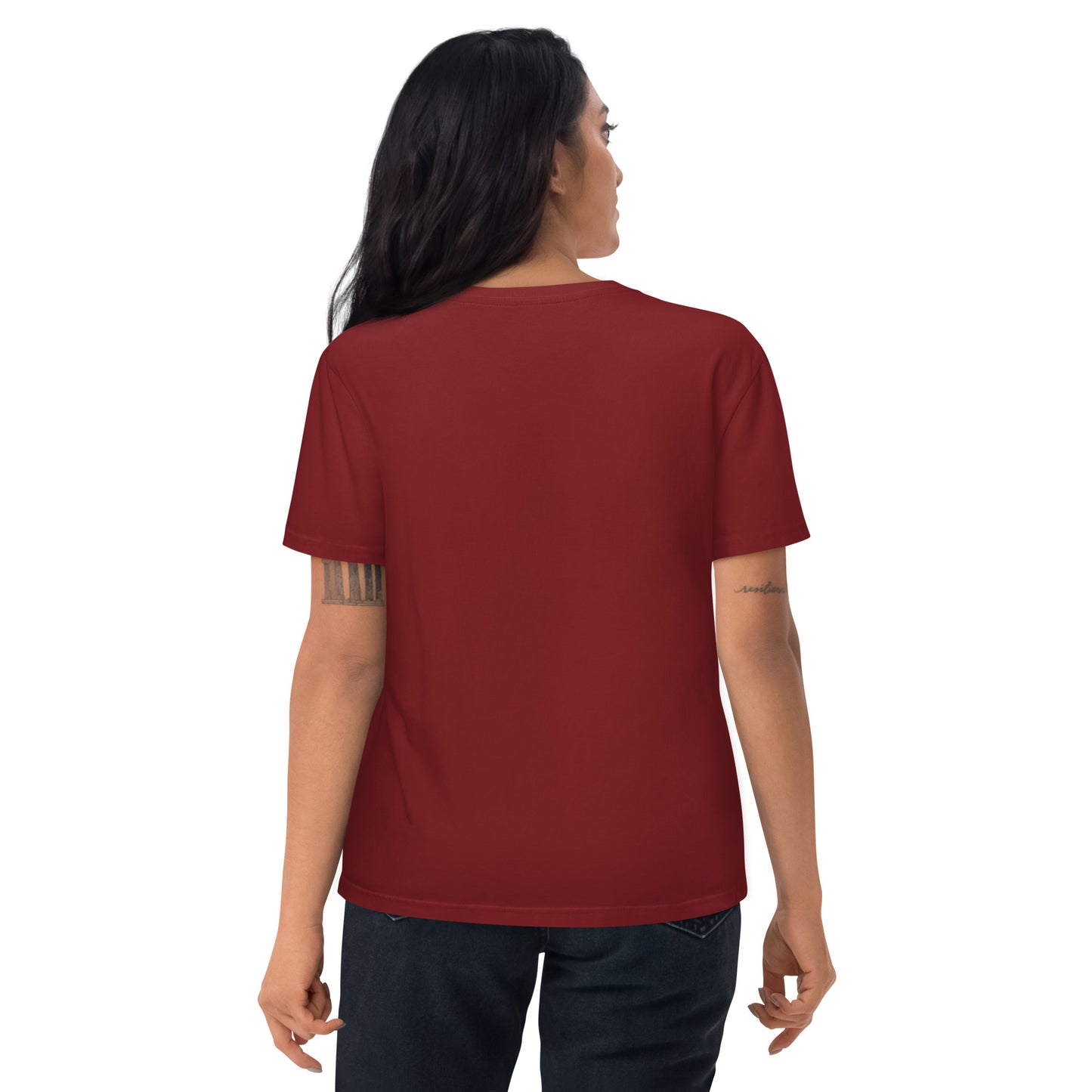 HOMAIX T-shirt unisexe en coton biologique avec design géométrique abstrait