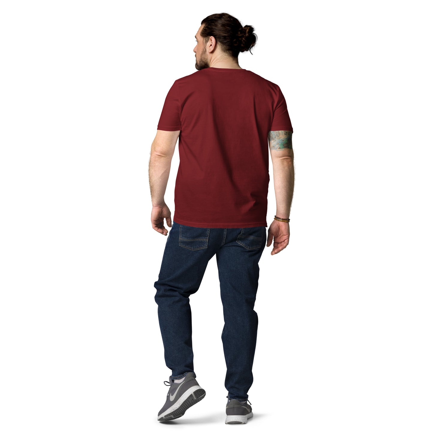 HOMAIX T-shirt unisexe en coton biologique avec design "Protégeons notre planète"