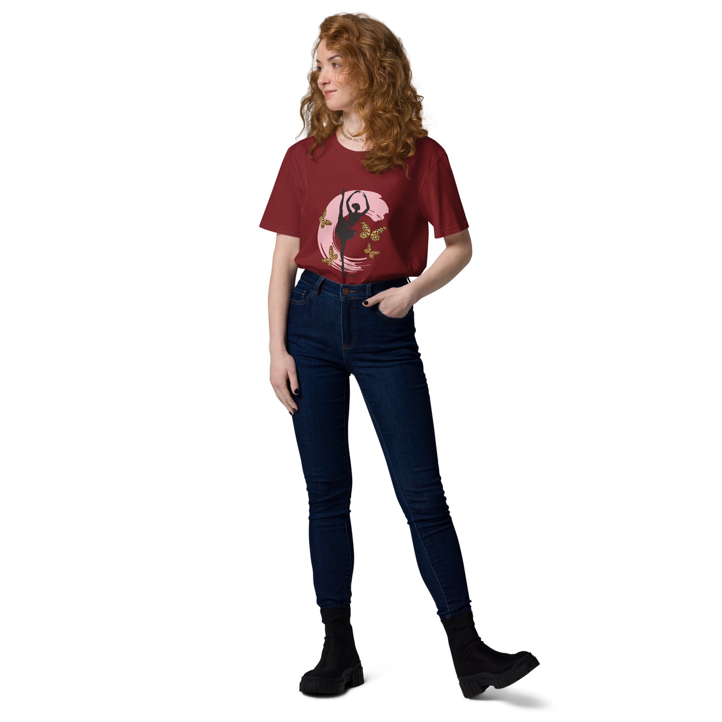 HOMAIX T-shirt en coton biologique papillons dansants