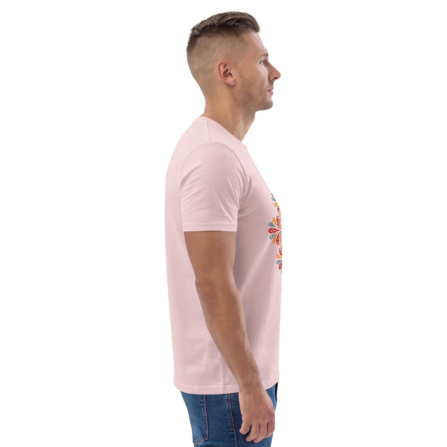 HOMAIX T-shirt unisexe en coton biologique avec message inspirant "Perfection is not attainable"