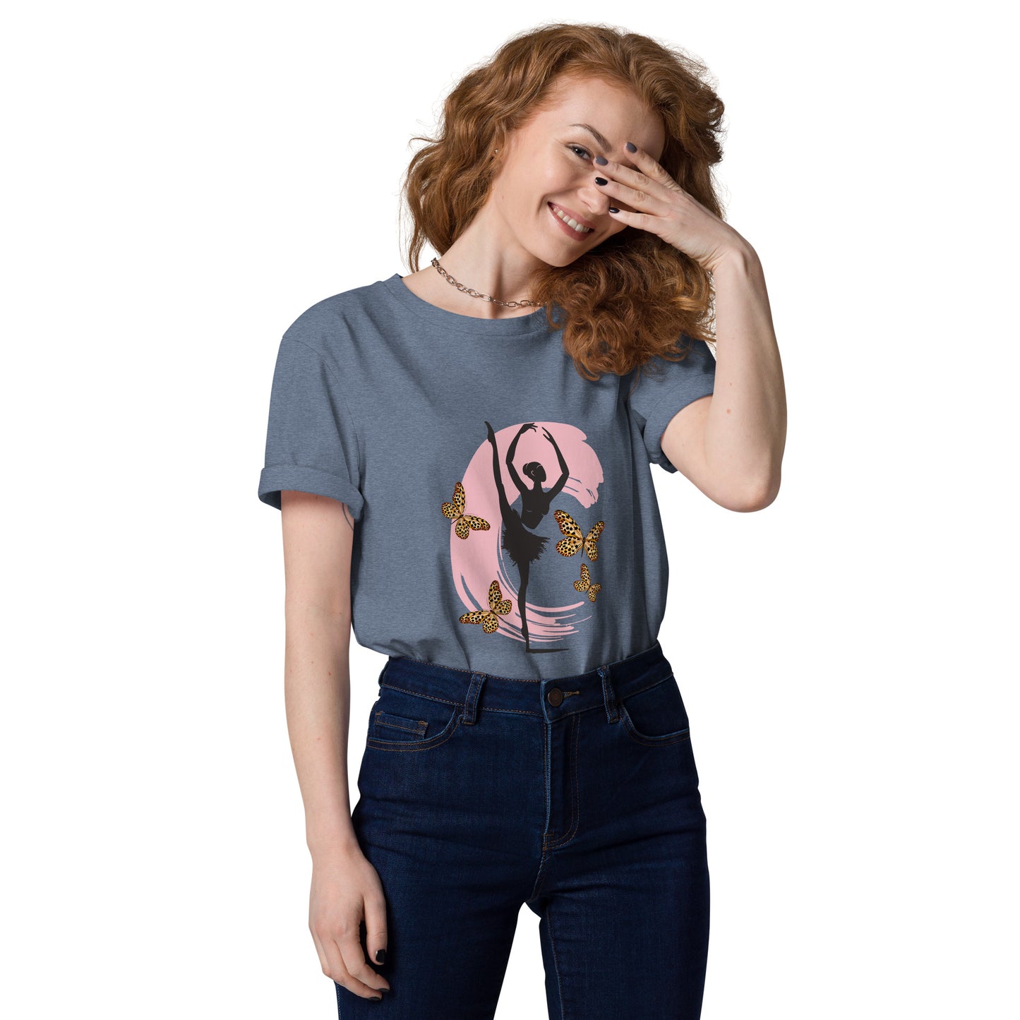 HOMAIX T-shirt en coton biologique papillons dansants