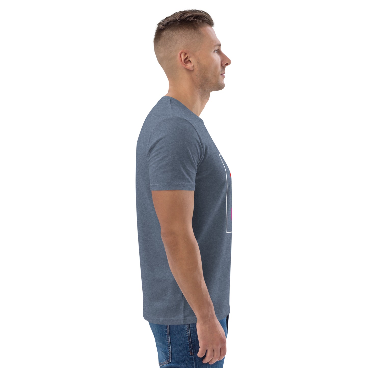 HOMAIX T-shirt unisexe en coton biologique avec motif "ADVENTURE"