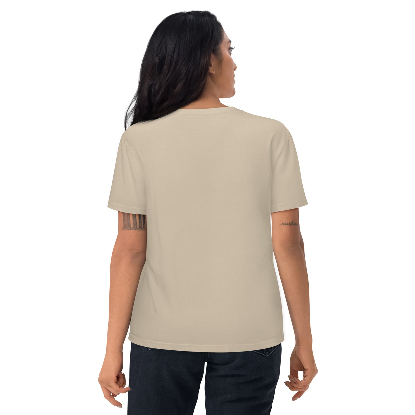 HOMAIX T-shirt unisexe en coton biologique avec design géométrique abstrait