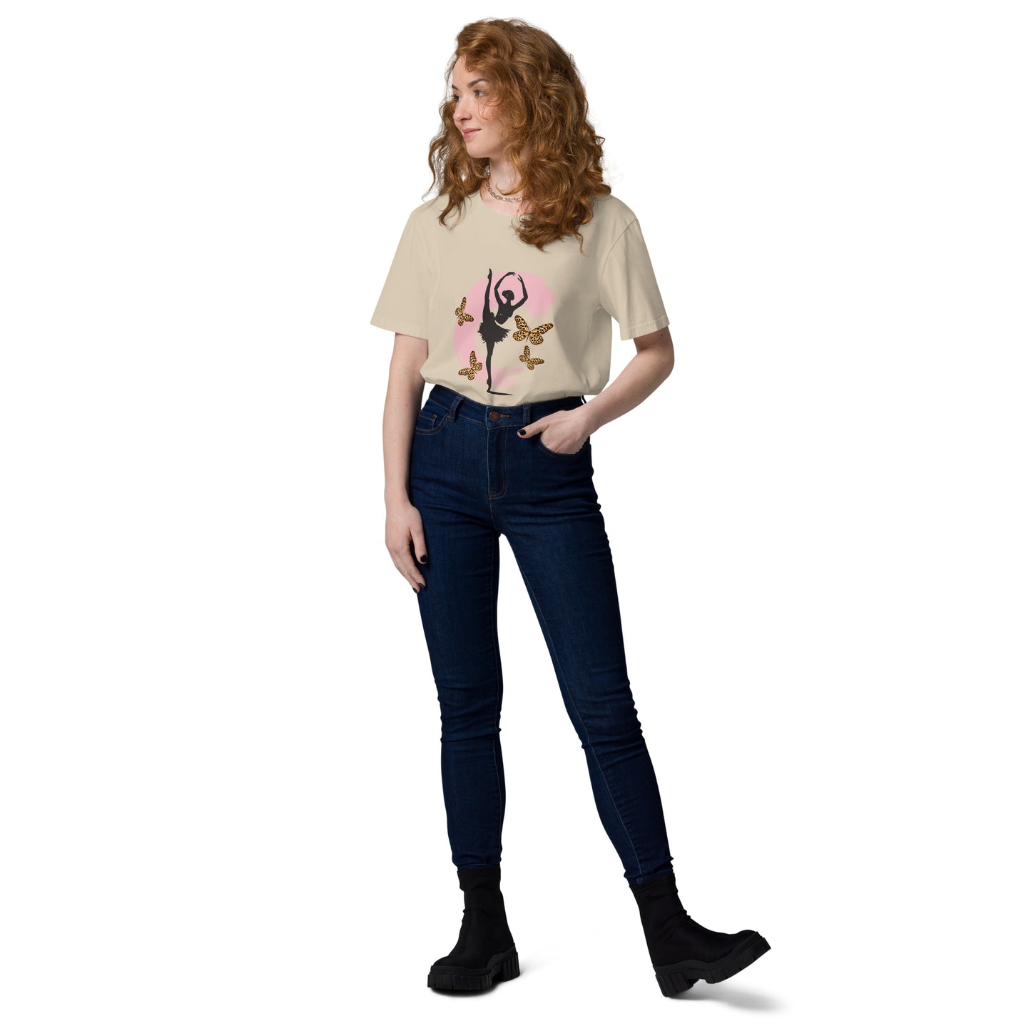 HOMAIX T-shirt en coton biologique papillons dansants