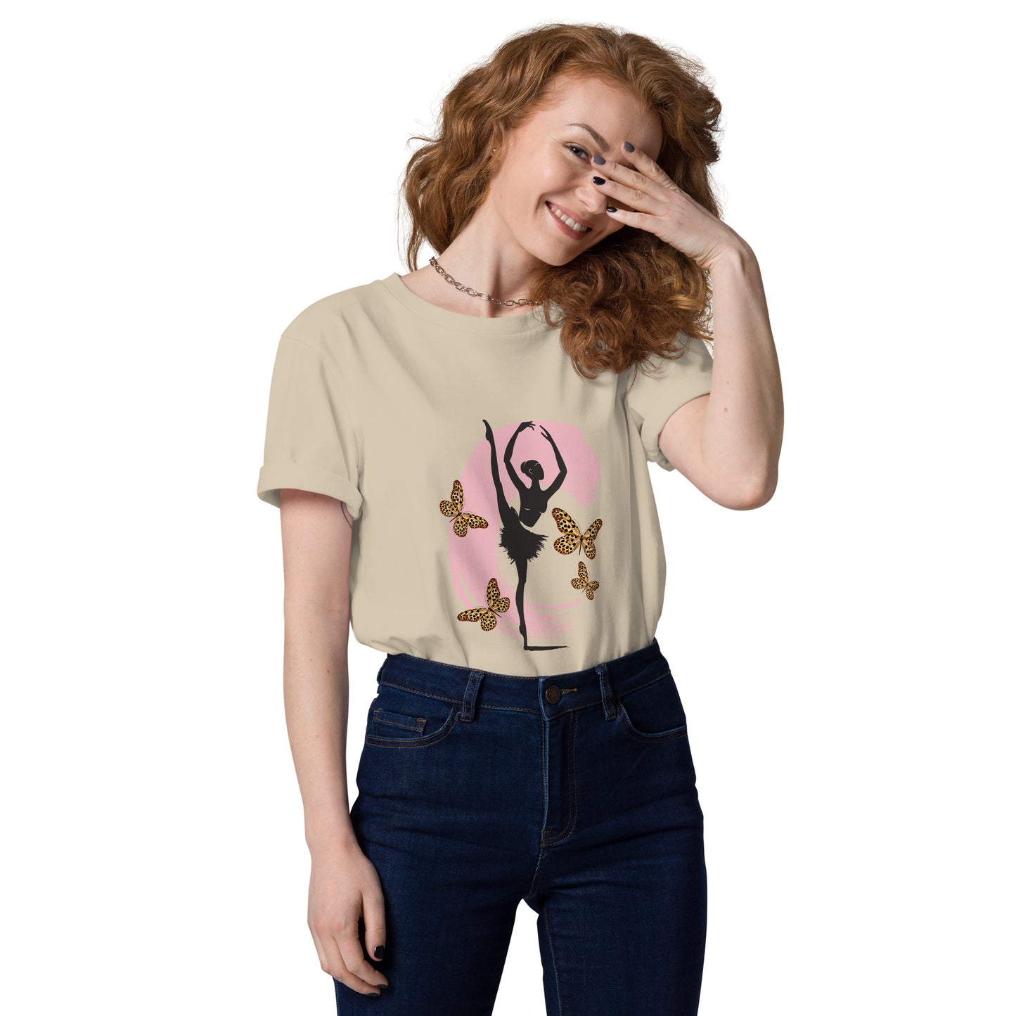 HOMAIX T-shirt en coton biologique papillons dansants