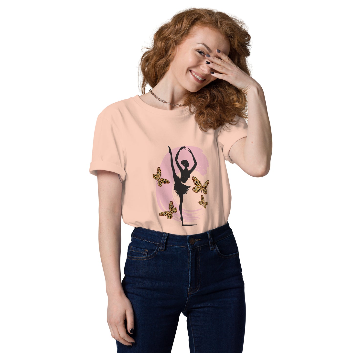 HOMAIX T-shirt en coton biologique papillons dansants