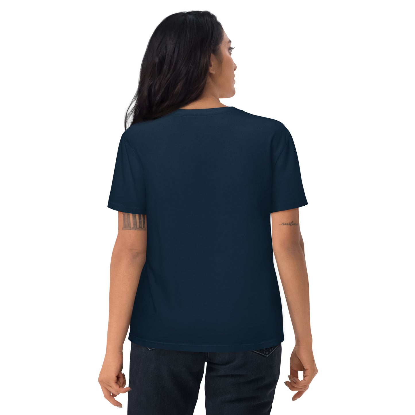HOMAIX T-shirt unisexe en coton biologique avec design géométrique abstrait