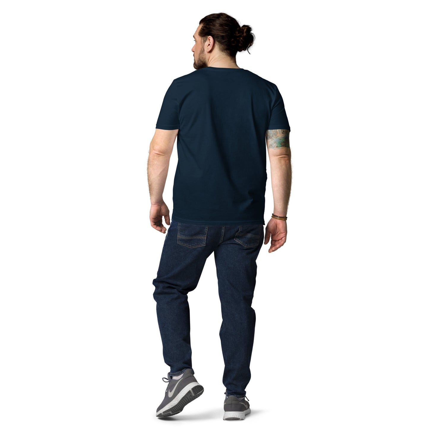 HOMAIX T-shirt unisexe en coton biologique avec design "Protégeons notre planète"