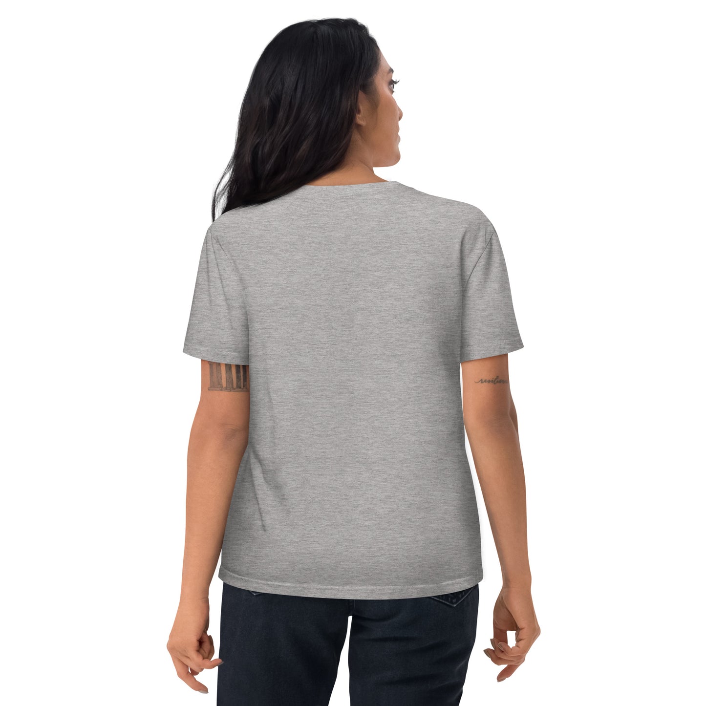 HOMAIX T-shirt unisexe en coton biologique avec design géométrique abstrait