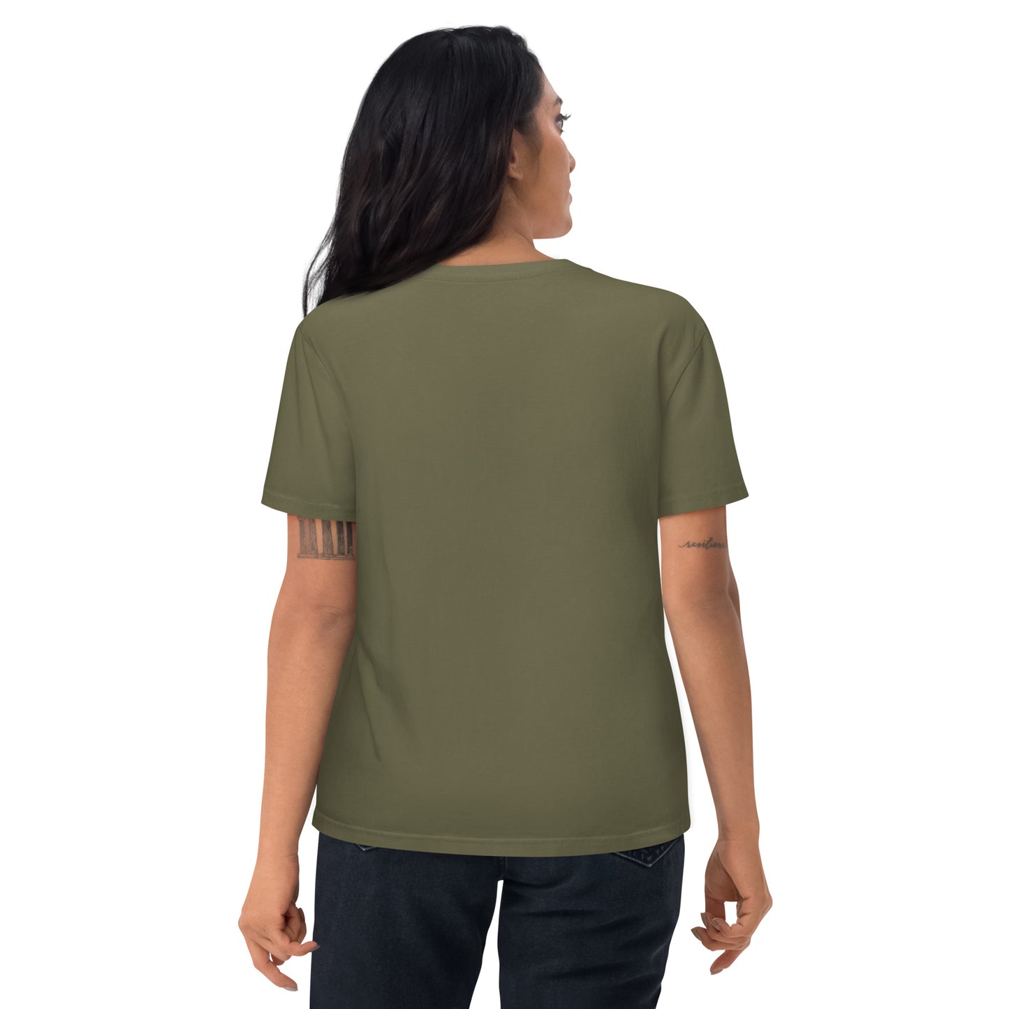 HOMAIX T-shirt unisexe en coton biologique avec design géométrique abstrait