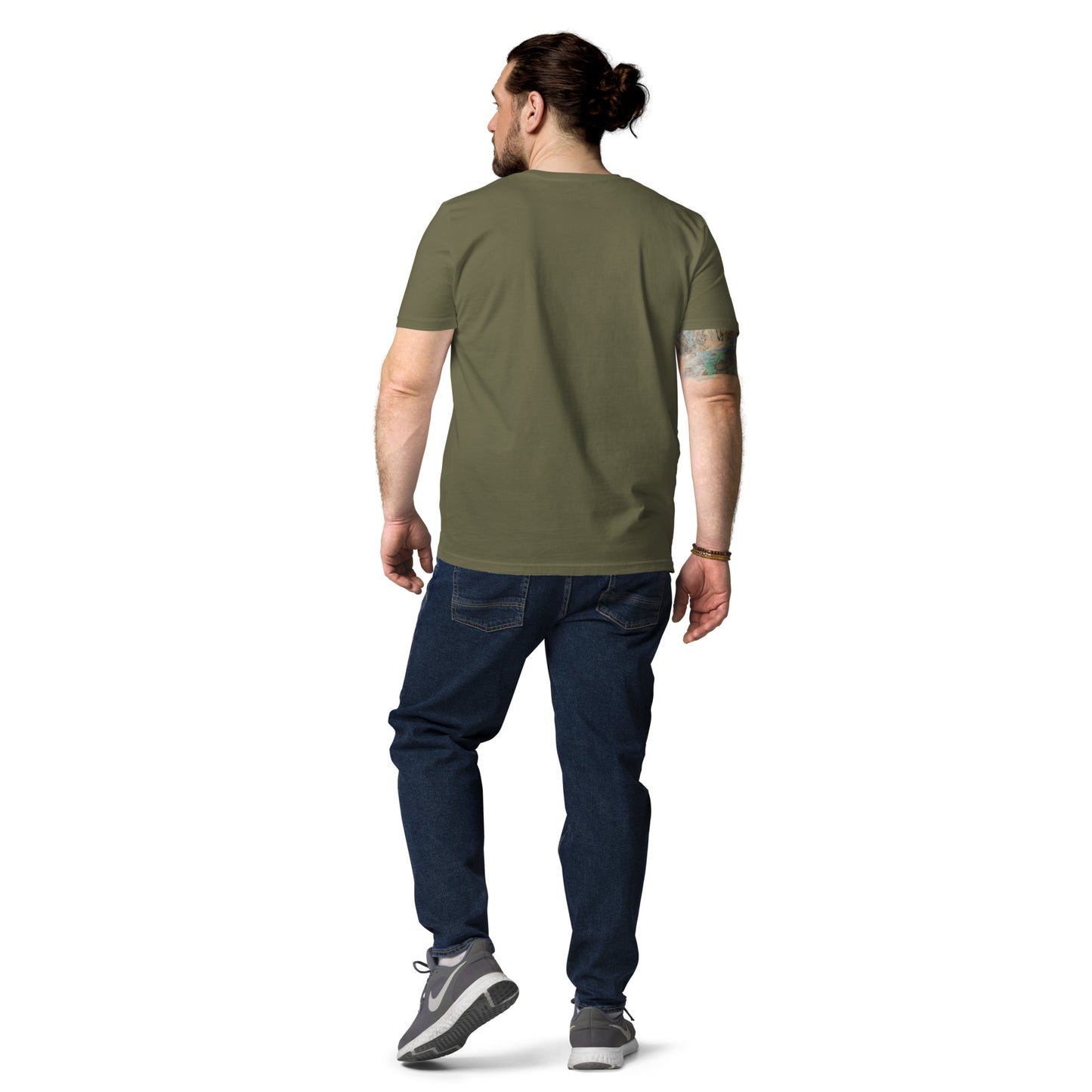 HOMAIX T-shirt unisexe en coton biologique avec design "Protégeons notre planète"
