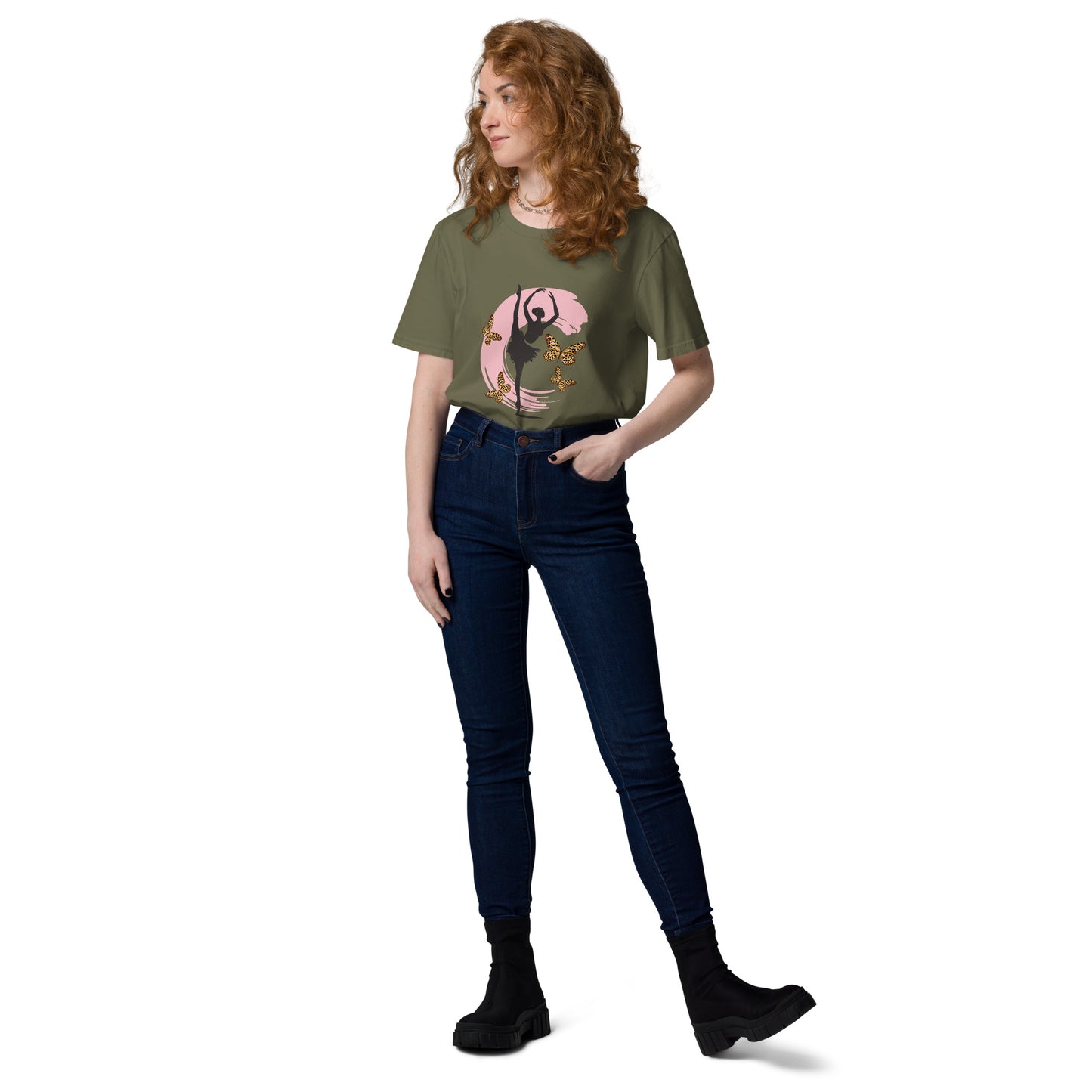 HOMAIX T-shirt en coton biologique papillons dansants