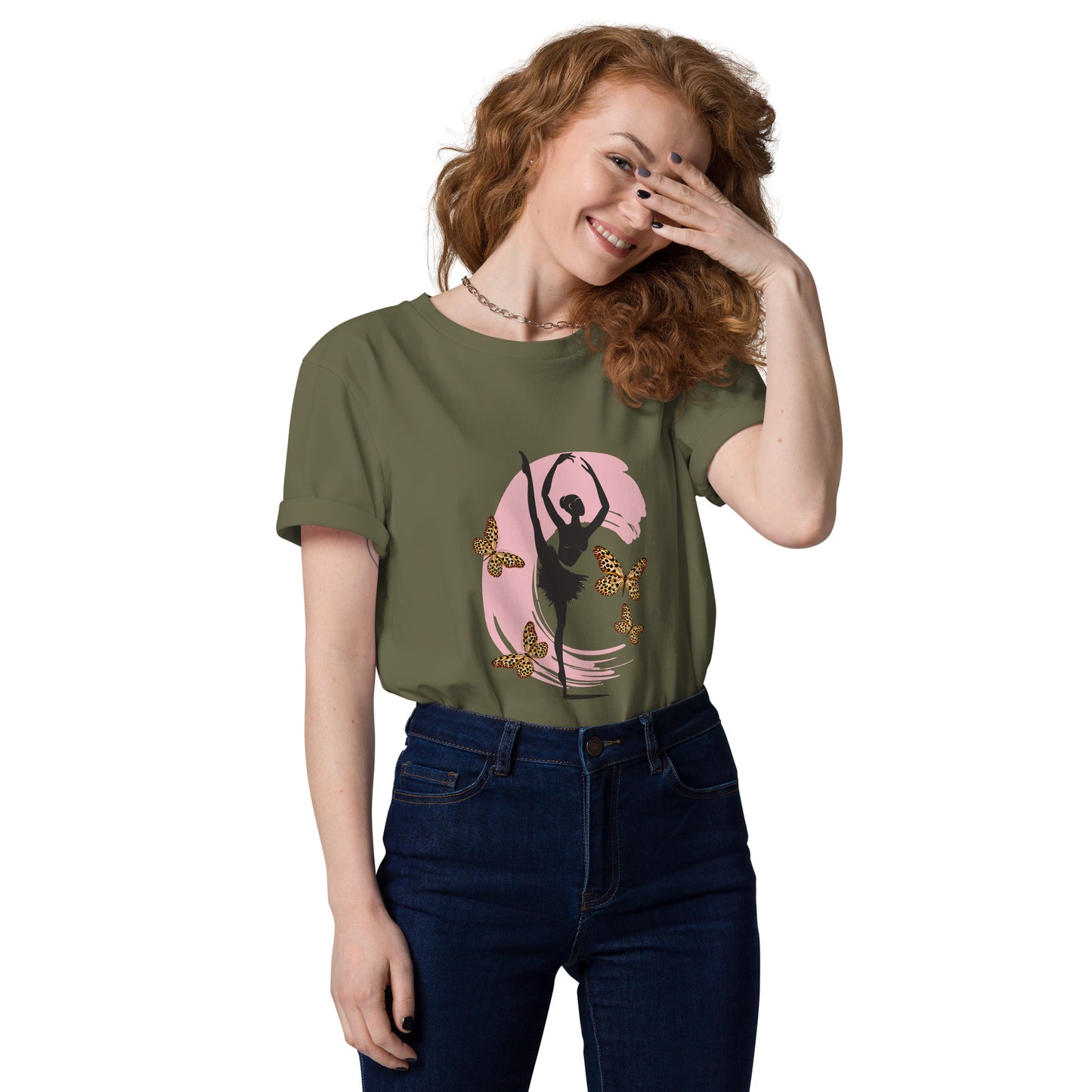 HOMAIX T-shirt en coton biologique papillons dansants