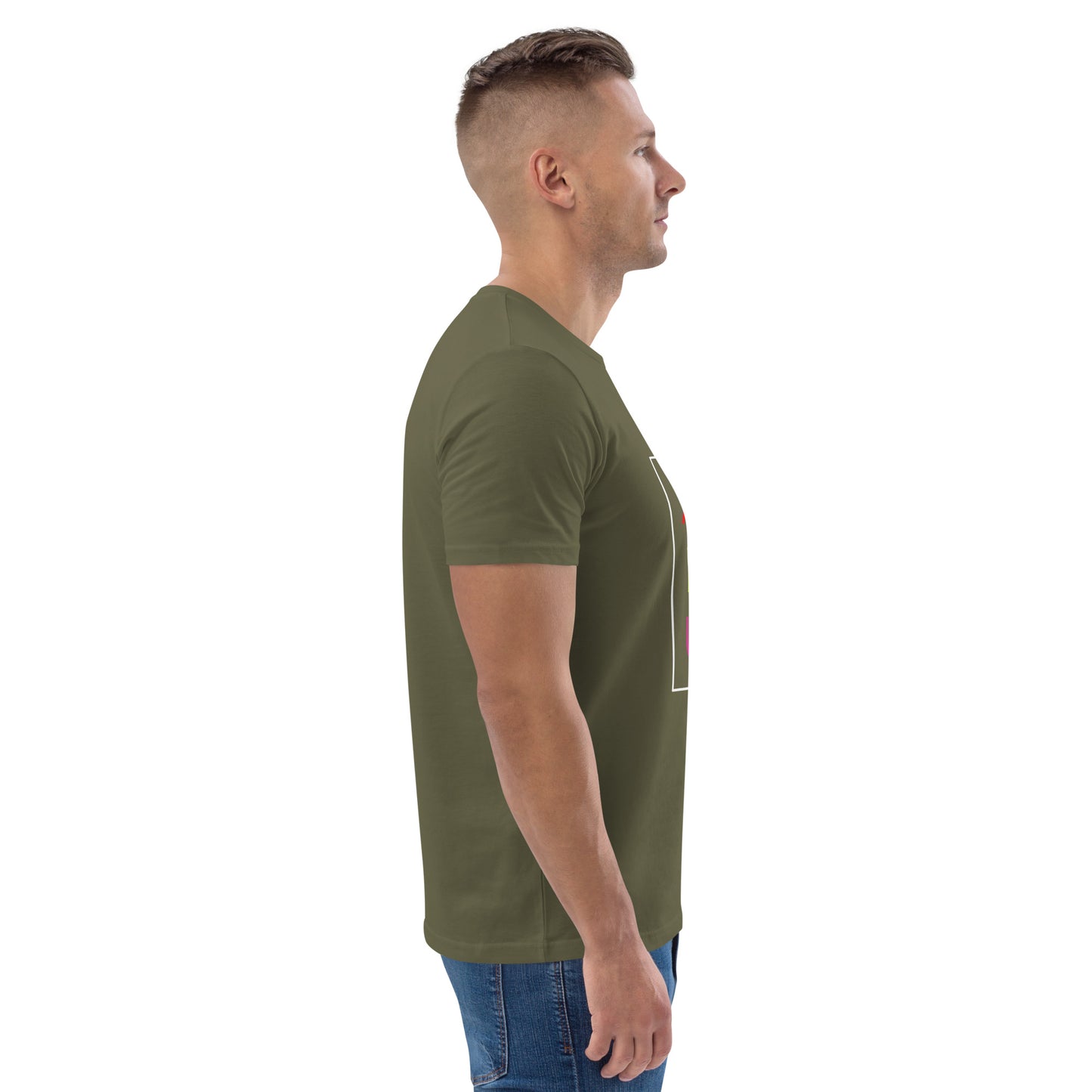 HOMAIX T-shirt unisexe en coton biologique avec motif "ADVENTURE"