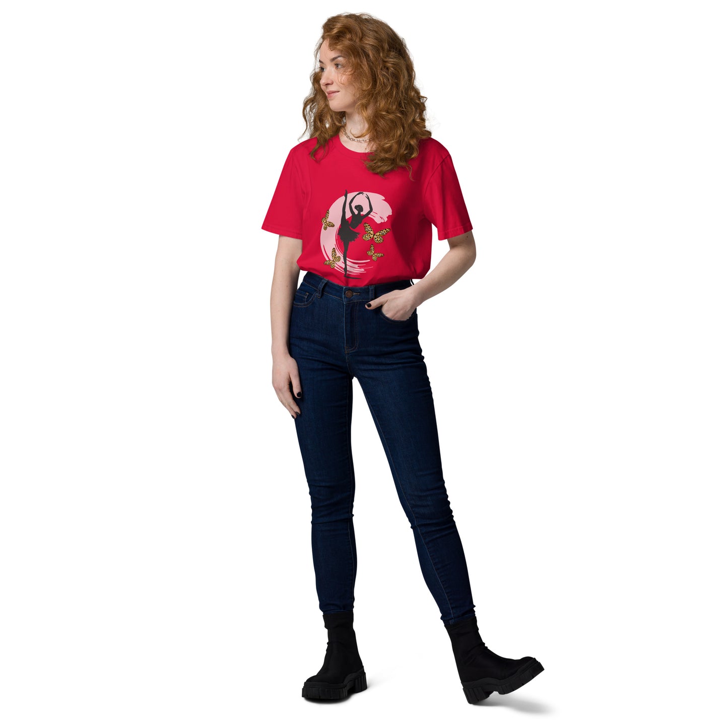 HOMAIX T-shirt en coton biologique papillons dansants