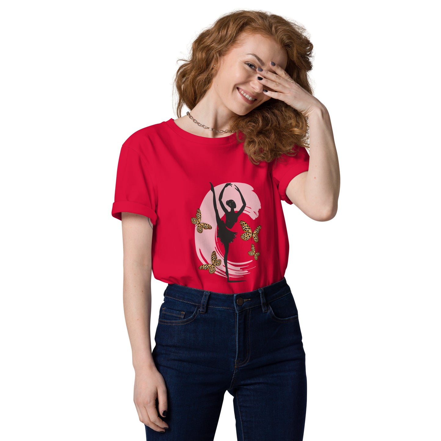 HOMAIX T-shirt en coton biologique papillons dansants
