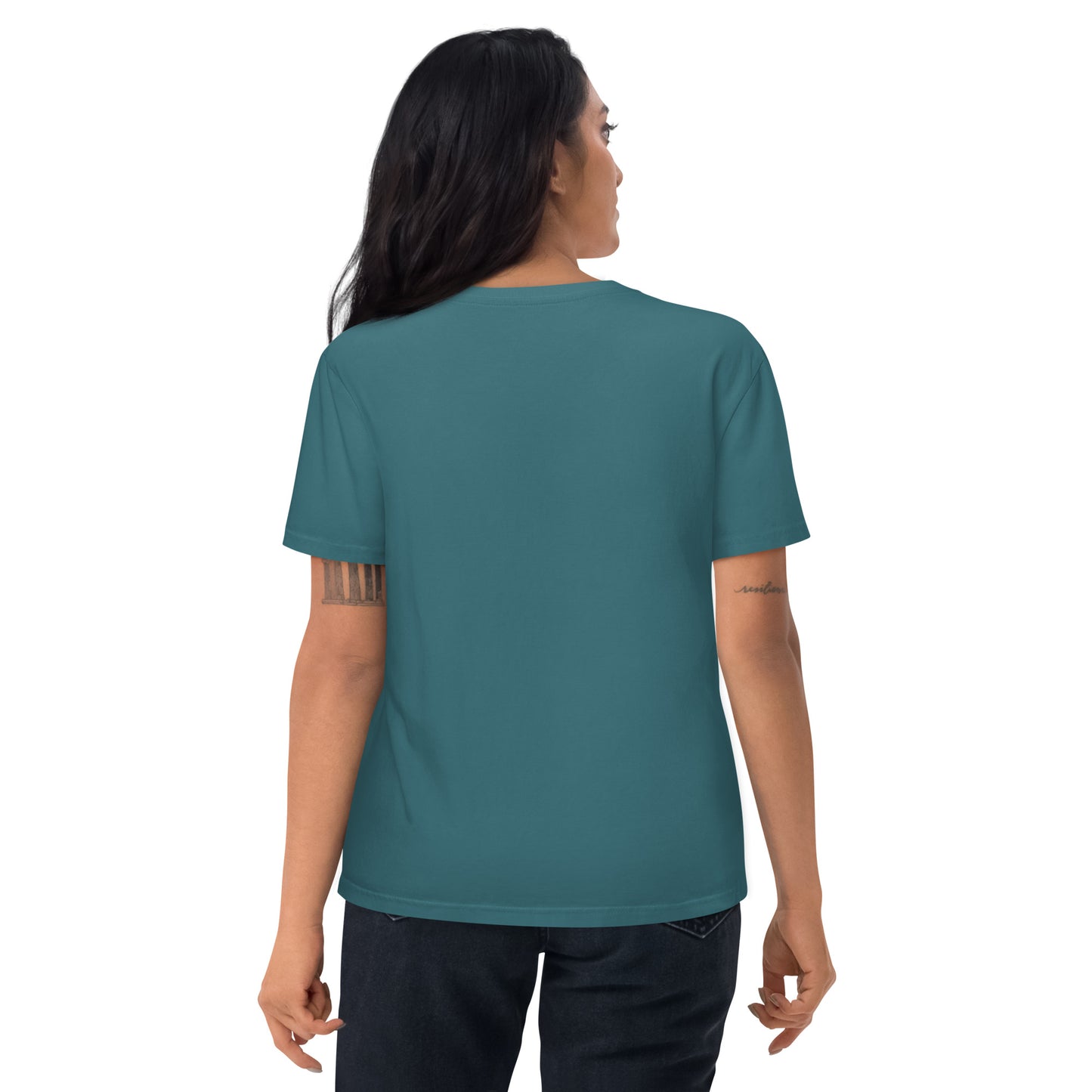 HOMAIX T-shirt unisexe en coton biologique avec design géométrique abstrait