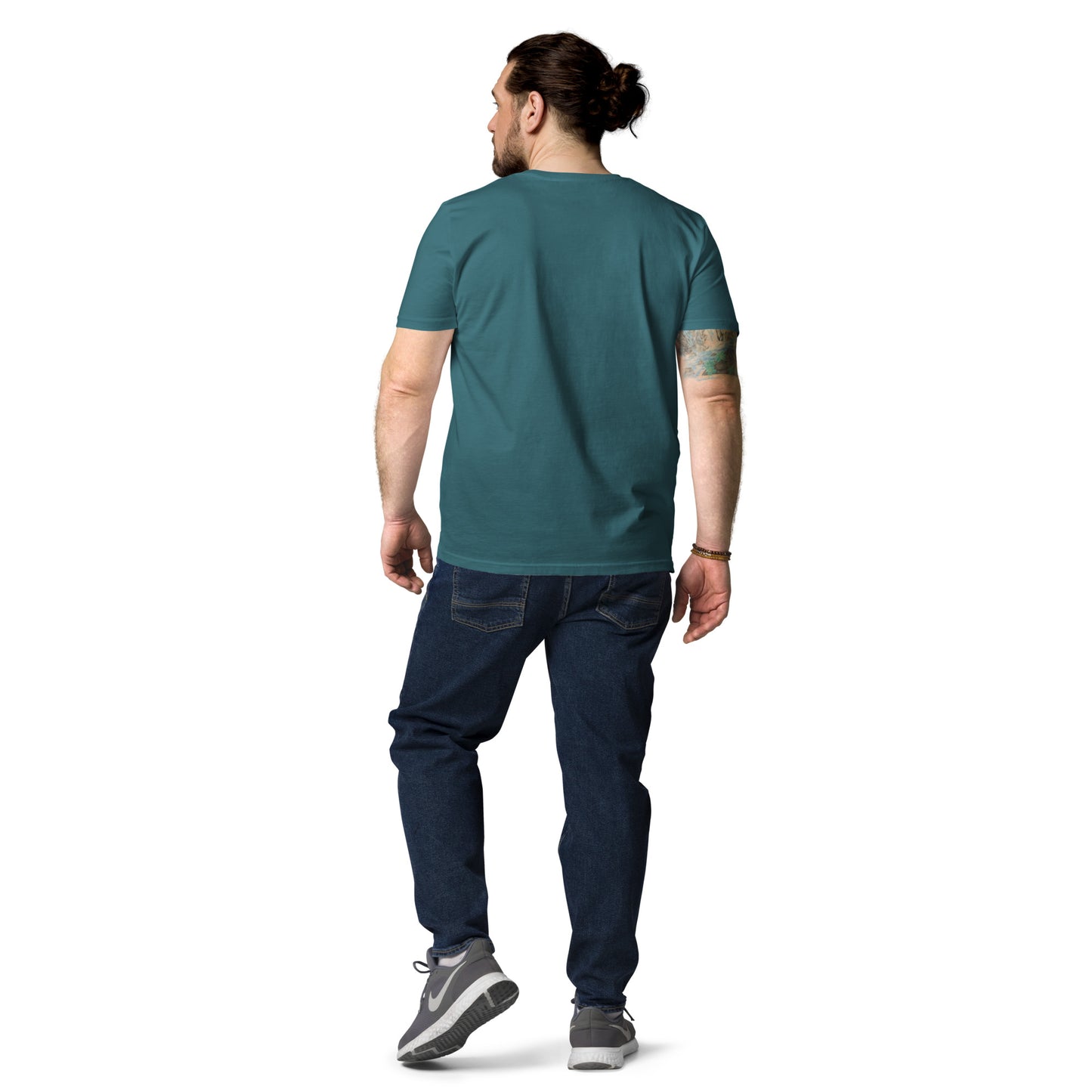 HOMAIX T-shirt unisexe en coton biologique avec design "Protégeons notre planète"