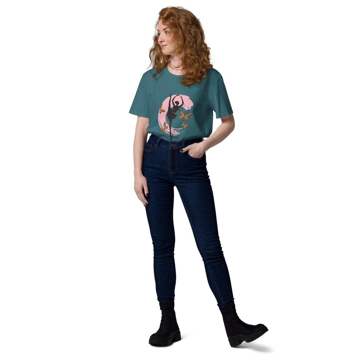 HOMAIX T-shirt en coton biologique papillons dansants