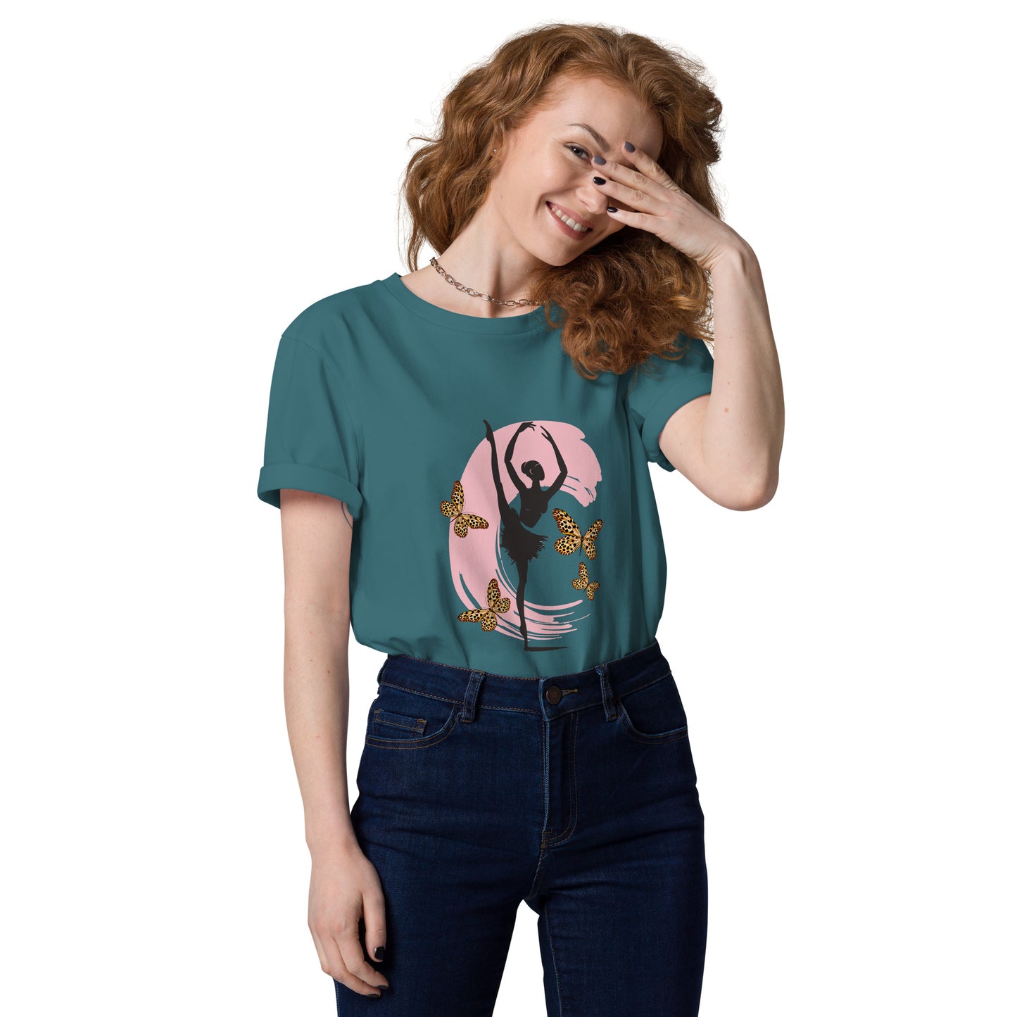HOMAIX T-shirt en coton biologique papillons dansants