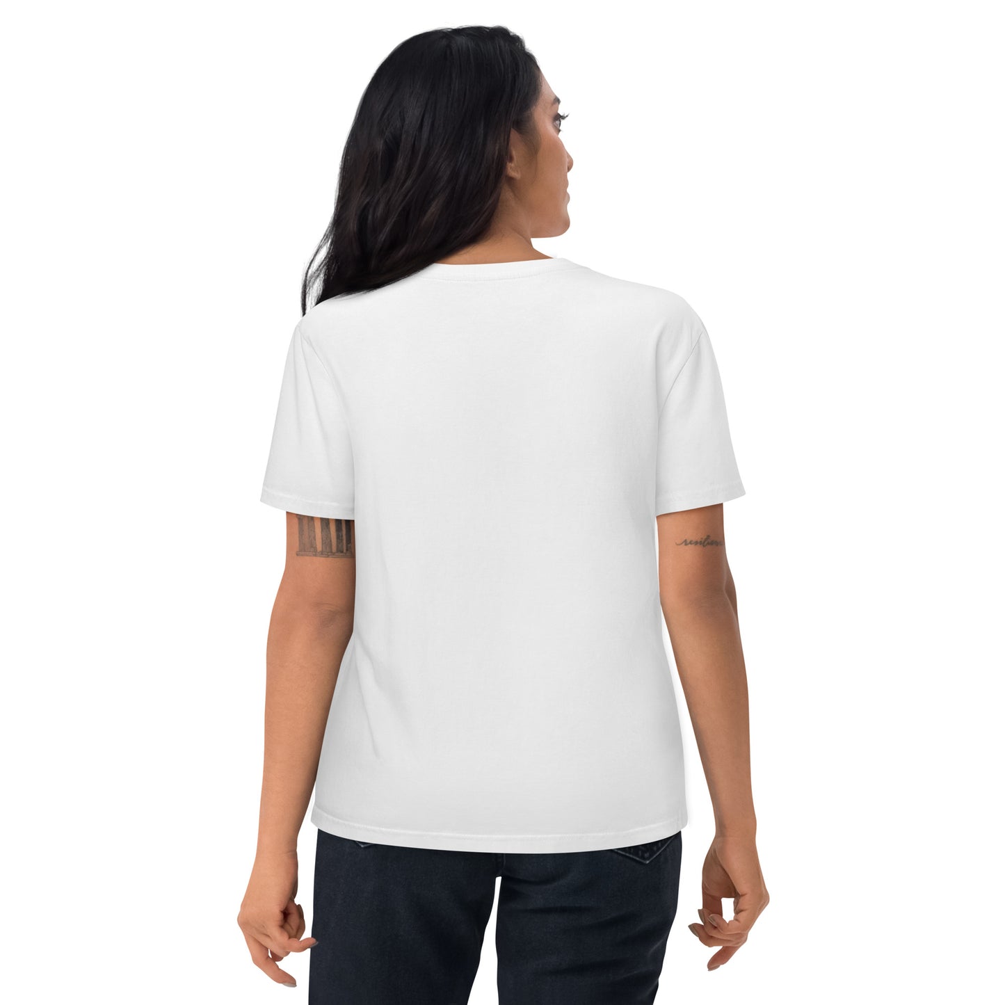 HOMAIX T-shirt unisexe en coton biologique avec design géométrique abstrait