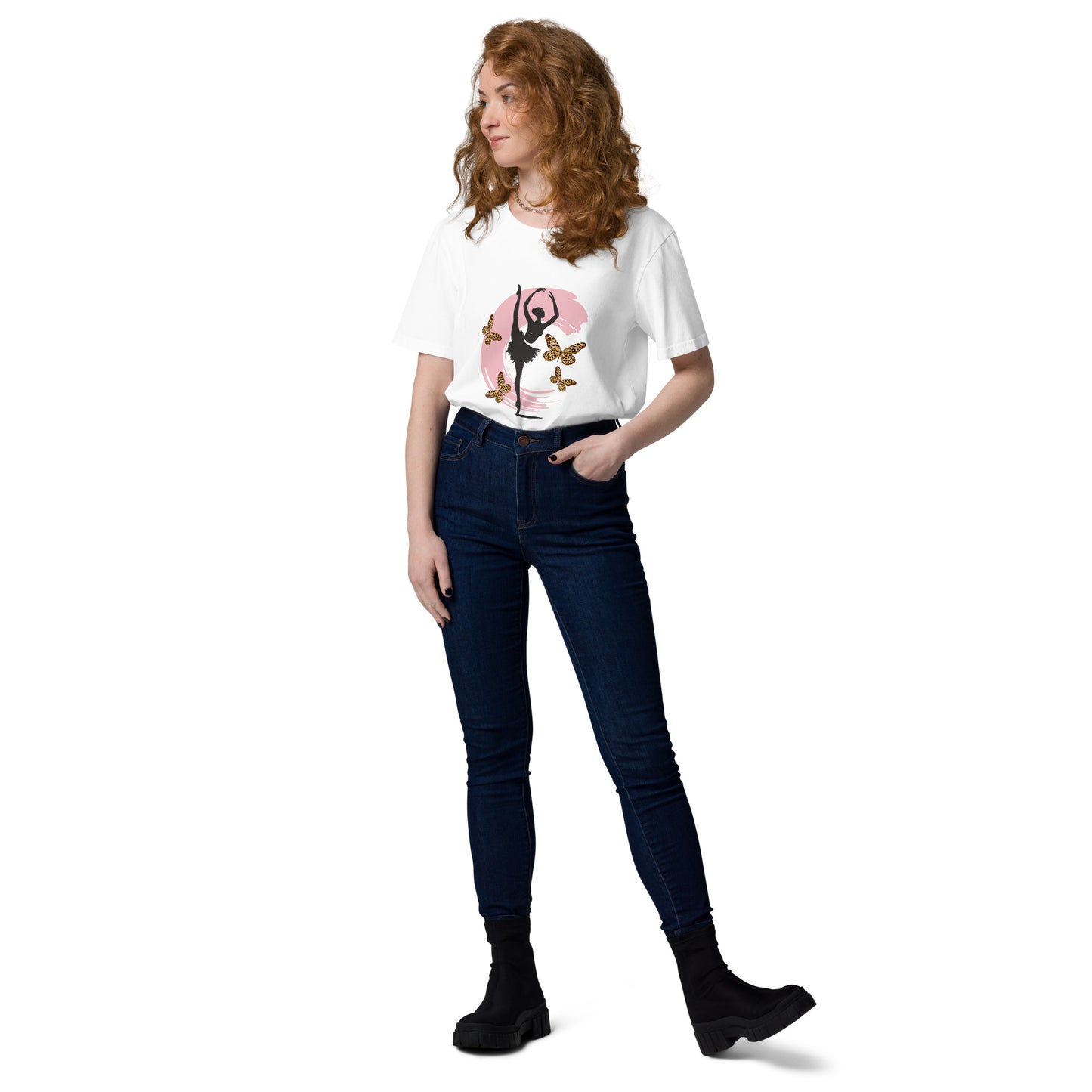 HOMAIX T-shirt en coton biologique papillons dansants