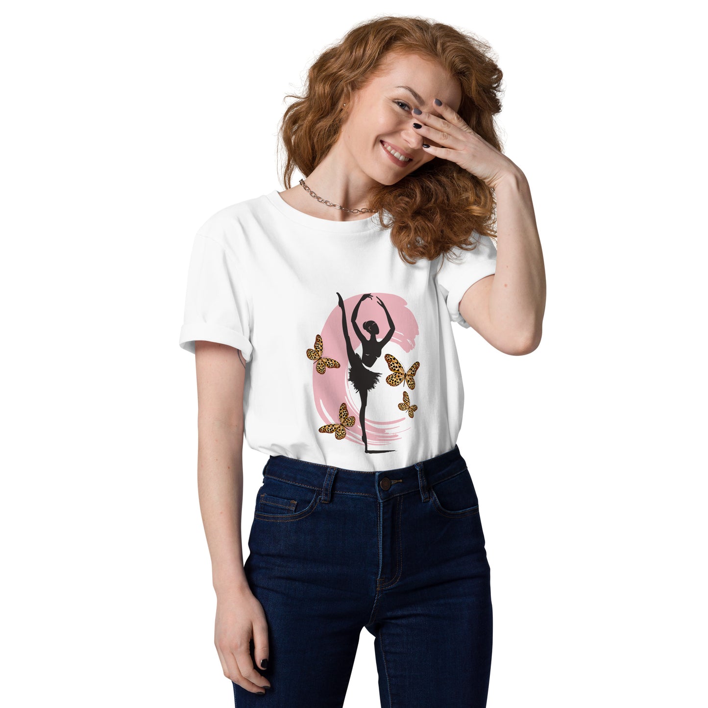HOMAIX T-shirt en coton biologique papillons dansants