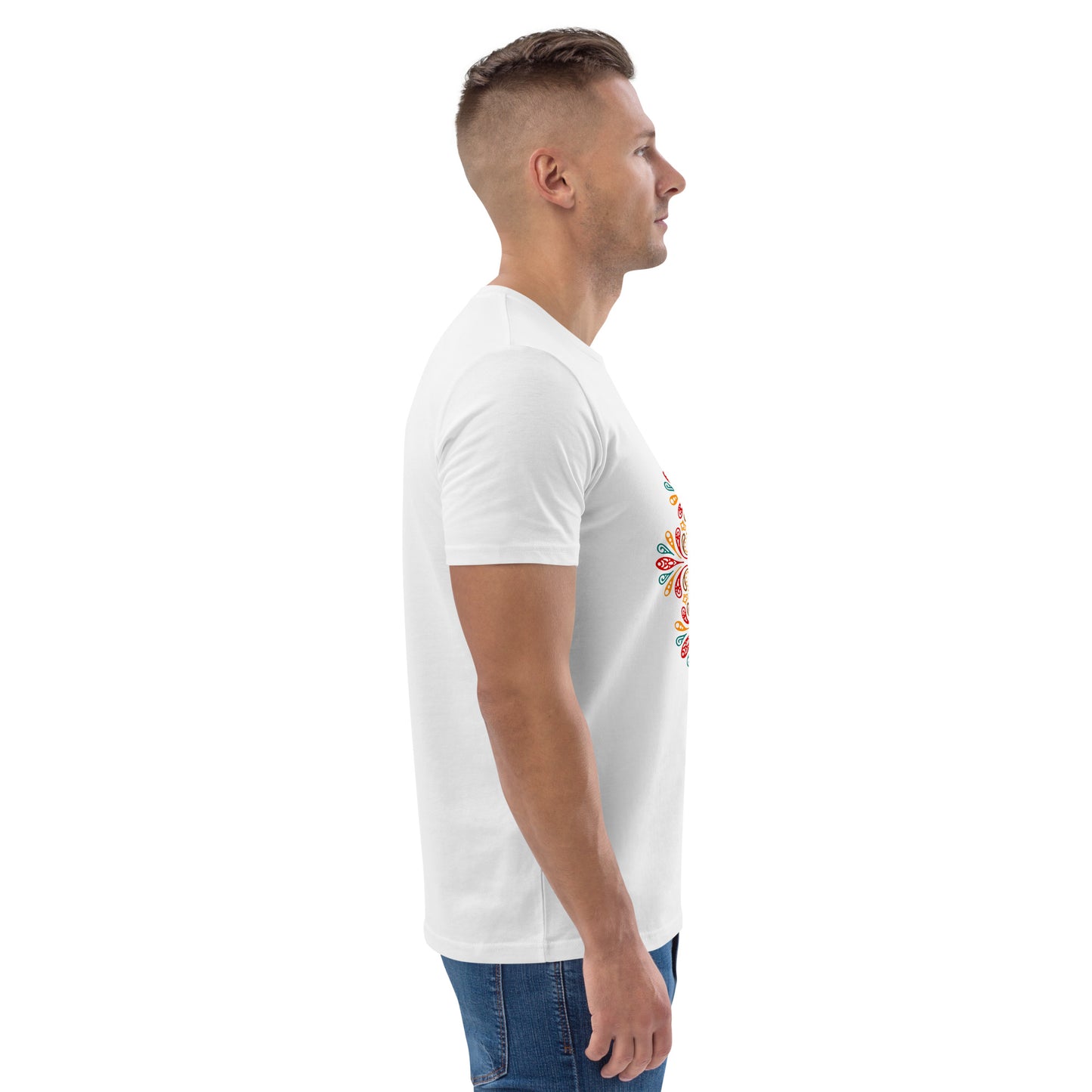 HOMAIX T-shirt unisexe en coton biologique avec message inspirant "Perfection is not attainable"