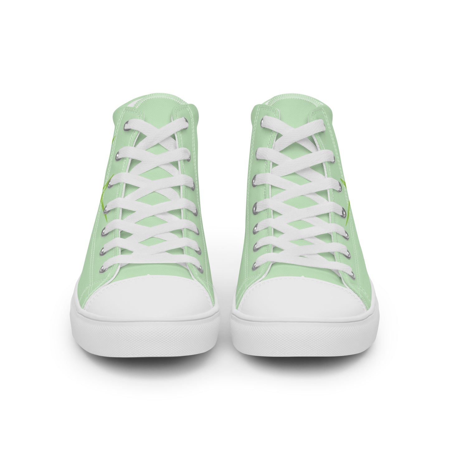 HOMAIX Baskets hautes en toile femme Battement de coeur végétalien