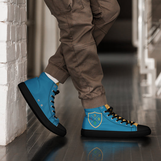 HOMAIX Baskets hautes en toile homme personnalisée
